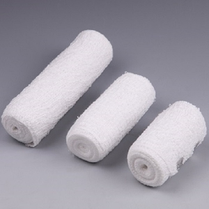Bandage de crêpe élastique blanchi médical approuvé CE/ISO (MT59323001)