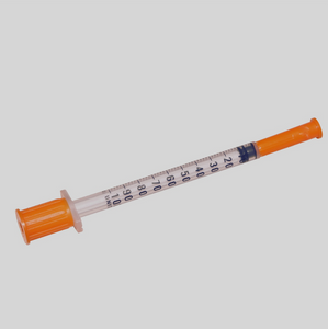 Seringues à insuline jetables approuvées CE/ISO 1 ml avec aiguille fixe (MT58005016)