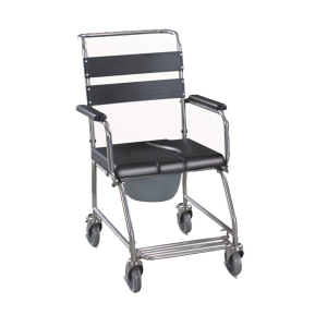 Ce/ISO a approuvé le fauteuil roulant d'aisance médical médical bon marché en acier inoxydable (MT05030063)