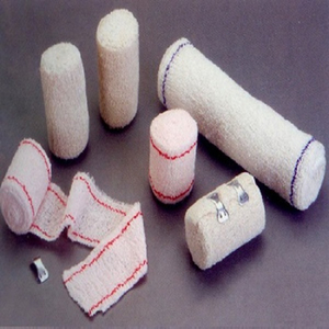 Bandage en crêpe de coton médical approuvé CE/ISO, 100 % coton (MT59326001)